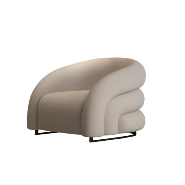 Modern Luxury Designer Single Sofa Chair for Small Apartment Lazy Reading Leisure Dormitory Internet Bar Living Room Bedrooms